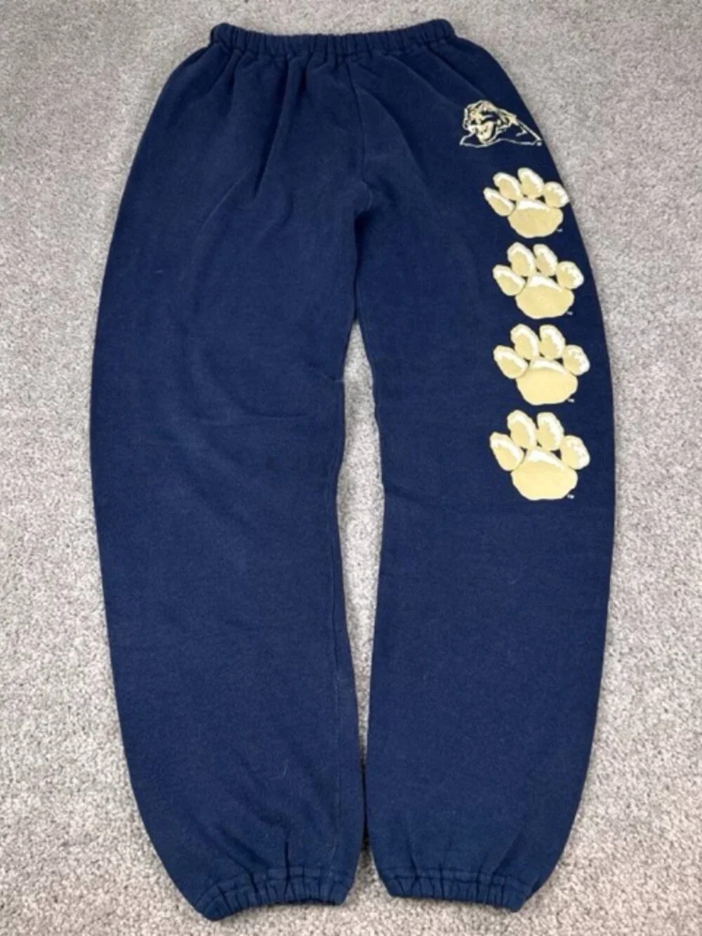 Vintage Russell Athletic University of Pittsburgh PITT Blue Sweatpants Youth L
